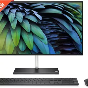 کامپیوتر همه کاره HP Ryzen 5-5625U با صفحه نمایش 23.8 اینچی (60.5 سانتی متر)، 8 گیگابایت رم، 512 گیگابایت SSD، FHD، Micro-Edge، ضد تابش نور، کیبورد و ماوس بی سیم، گرافیک Radeon، ویندوز 11 و MSO 2021، مدل 24-ck0678in