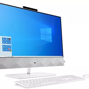 کامپیوتر همه کاره HP Pavilion 27-d0014na 1Y2L8EA#ABU با پردازنده Core i7-10700T، رم 8 گیگابایت، حافظه SSD 512 گیگابایت، صفحه نمایش 27 اینچ FHD و ویندوز 10 هوم
