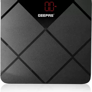 ترازو حمام جیپاس مدل GBS46523UK | نمایشگر خوانا، صفحه بزرگ | حداکثر ظرفیت 150 کیلوگرم | شیشه 6 میلی‌متری سکوریت، خاموش شدن خودکار و صفر کننده | 2 سال گارانتی