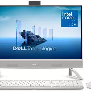 کامپیوتر همه کاره Dell 24 مدل ec24250 با صفحه نمایش لمسی 23.8 اینچی FHD، پردازنده Intel Core 5 120U، گرافیک Intel، رم 16 گیگابایتی DDR5، حافظه SSD 512 گیگابایتی، ویندوز 11 هوم، خدمات در محلانتقال خرده فروشی 6 ماهه - سفید