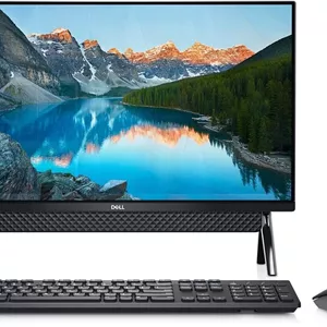 کامپیوتر همه کاره Dell Inspiron 5400 (2020) – صفحه نمایش 23.8 اینچی FHD IPS | پردازنده نسل 11 اینتل Core i3 تا 4.1 گیگاهرتز | 8 گیگابایت رم | 1 ترابایت هارد دیسک | ویندوز 10 هوم | کامپیوتر AIO شیک برای دفتر، مطالعه و استریم