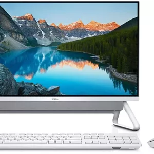 کامپیوتر رومیزی آل این وان Dell Inspiron 5400، پردازنده نسل 11 اینتل Core i3-1115G4، صفحه نمایش 23.8 اینچی FHD، هارد دیسک 1 ترابایتی، 8 گیگابایت رم، گرافیک Intel® UHD، ویندوز 10 هوم، کیبورد انگلیسی، سفید