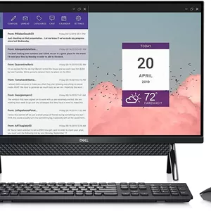 کامپیوتر رومیزی آل این وان Dell Inspiron 7700 با صفحه نمایش 27 اینچی FHD Infinity IPS، پردازنده نسل 11 اینتل Core i7-1165G7، رم 32 گیگابایتی، SSD 2 ترابایتی، WiFi، وب کم، 2 سال خدمات در محل، ویندوز 11 پرو (آخرین مدل)