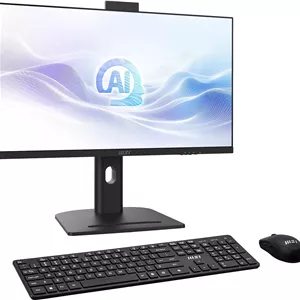 کامپیوتر همه کاره MSI Modern AM273QP AI: صفحه نمایش 27 اینچی QHD، پردازنده Intel Core 7-155H، حافظه 16 گیگابایتی، حافظه SSD NVMe M.2 با ظرفیت 1 ترابایت، WiFi 6E، BT 5.3، مشکی، Windows 11 Home: 1UM-067US