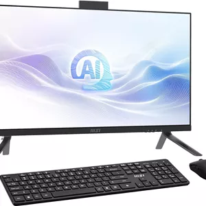 کامپیوتر همه کاره MSI Modern AM273Q AI: صفحه نمایش 27 اینچی QHD، پردازنده Intel Core 5-125H، حافظه 16 گیگابایتی، حافظه SSD NVMe M.2 با ظرفیت 1 ترابایت، WiFi 6E، BT 5.3، مشکی، ویندوز 11 هوم: 1UM-040US