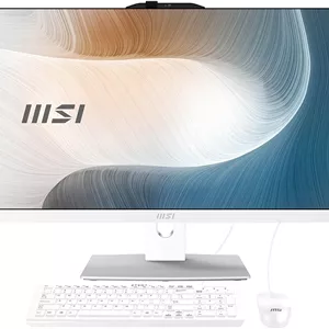 کامپیوتر همه کاره MSI Modern AM242TP، صفحه لمسی 23.8 اینچی FHD، پردازنده Intel Core i7-1165G7، حافظه 16 گیگابایتی، SSD 512 گیگابایتی، WiFi 6، BT 5.1، وب کم FHD، سفید، Windows 10 Home (11M-487US)
