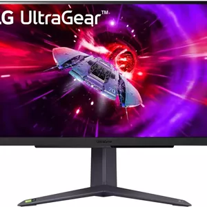 مانیتور گیمینگ 27 اینچی LG مدل 27GR75Q UltraGear، صفحه نمایش QHD IPS (2560 * 1440)، نرخ تازه سازی 165 هرتز و 1 میلی ثانیه، HDR 10، sRGB 99% (Typ.)، G-SYNC، AMD FreeSync Premium، ضد تابش نور، قابلیت تنظیم ارتفاع و چرخش، HDMI، DP مشکی (27GR75Q-B.ATR)