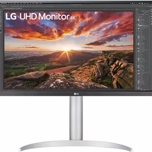مانیتور 27 اینچی 4K UHD IPS ال‌جی مدل 27UP850-W.AED با HDMI/DP/USB-C، زمان پاسخگویی 5 میلی‌ثانیه، FreeSync و HDR