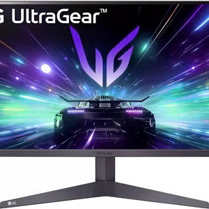 مانیتور گیمینگ 27 اینچی LG مدل 27GS40W-B UltraGear FHD (1920 x 1080)، نرخ تازه‌سازی 180 هرتز، HDR10، AMD FreeSync، HDMI، DisplayPort، خروجی هدفون، مشکی
