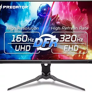 مانیتور گیمینگ ایسر Predator | ۲۷ اینچ UHD 3840 x 2160 IPS | AMD FreeSync Premium | تا 320 هرتز با DFR | تا 0.5 میلی‌ثانیه | VESA DisplayHDR400 | DCI-P3 90% | Display Port 1.4 و 2 x HDMI 2.1 | XB273K V5bmiiprx