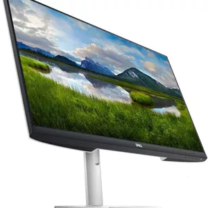 مانیتور 27 اینچی IPS QHD دل (بازسازی شده) با بلندگو، قابلیت تنظیم ارتفاع، HDMI، DP، نقره ای - S2721DS