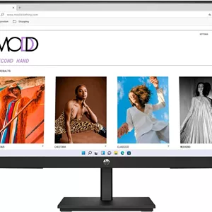 مانیتور 23.8 اینچی HP V24i G5 FHD، فناوری AMD FreeSync، پشتیبانی از HDCP برای HDMI (V24i G5، مشکی)