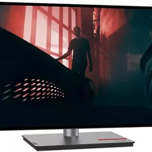 مانیتور لنوو ThinkVision P27h-30 با ابعاد 68.6 سانتی متر (27 اینچ)، رزولوشن 2560x1440 پیکسل Quad HD، پنل IPS، رنگ مشکی
