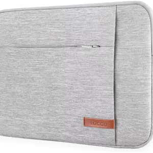 کیف آستین لپ تاپ 14 اینچی Lacdo برای HP EliteBook 840، Pavilion X360 / Lenovo IdeaPad، ThinkPad / ASUS ZenBook، VivoBook / Dell Inspiron، Latitude / HP Acer Chromebook ضد آب، خاکستری