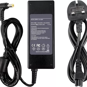شارژر لپ تاپ POKKA® 90W/19V/4.74A برای کامپیوتر نوت بوک Acer، سیم برق، آداپتور AC، سری Aspire Nitro Spin TravelMate (سازگار با 75W)، کانکتور 【5.5 x 1.7mm】