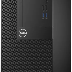 کامپیوتر رومیزی Dell T2410 OptiPlex 3050 Mini Tower، پردازنده Intel Core i5-7500، رم 8 گیگابایتی DDR4، هارد دیسک 500 گیگابایتی، ویندوز 10 پرو