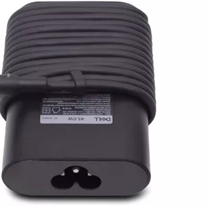 آداپتور AC باریک 45 واتی 19.5 ولت 2.31 آمپر اورجینال جدید سازگار با شارژر لپ تاپ Dell XPS 13 9360 با کانکتور پین گرد 4.5 x 3.0 میلی متری (سازگار با USB-C نیست)