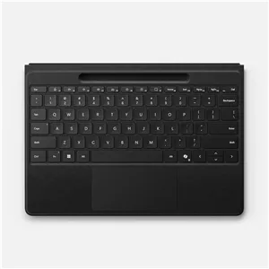 کیبورد Microsoft Surface Pro Flex با محل نگهداری قلم، کیبورد آلکانترا برای Surface Pro 8/9/نسل 11، ویندوز 11 Copilot  PC، مشکی