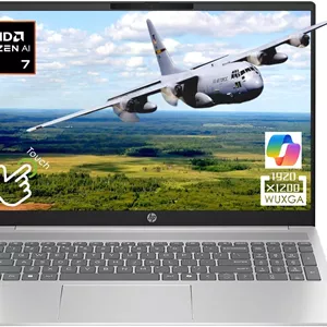 لپ تاپ لمسی 16 اینچی HP Pavilion - WUXGA (1920 x 1200) - AMD Ryzen 7 8840U - رم 16 گیگابایتی LPDDR5-6400Mhz - SSD PCIe 1 ترابایتی - کیبورد با نور پس زمینه - Copilot PC - وب کم 1080p - Windows 11 Home - همراه با قلم استایلوس