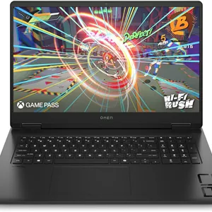 لپ تاپ گیمینگ OMEN 17-db1000ne، صفحه نمایش 17.3 اینچی QHD، پردازنده AMD Ryzen™ AI 9-365، رم 32 گیگابایتی DDR5، حافظه SSD 1 ترابایتی، AMD Ryzen™ AI (50 NPU TOPS)، کارت گرافیک 8 گیگابایتی NVIDIA® GeForce RTX™ 5070، صفحه کلید Eng/Arb، ویندوز 11، مشکی سایه