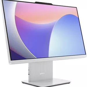 کامپیوتر همه کاره لنوو IdeaCentre AIO 24IRH9 با صفحه نمایش 23.8 اینچی FHD IPS 100Hz، پردازنده Intel Core 5 210H، رم 8 گیگابایتی DDR5، حافظه SSD 512 گیگابایتی، گرافیک Intel، کیبورد و ماوس USB، Wi-Fi 6، ویندوز 11، رنگ خاکستری ابری