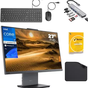 کامپیوتر همه کاره 27 اینچی لنوو - نسل سیزدهم اینتل i7-13620H، ویندوز 11 پرو، 1 سال گارانتی (شامل پایه هدفون First Waveهاب 5 در 1کیبوردماوسآنتی ویروس) Neo50a Gen 5 (8 گیگابایت رم | 1 ترابایت SSD)