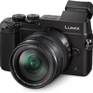 دوربین سیستم کامپکت پاناسونیک LUMIX DMC-GX8AEB-K - مشکی (20 مگاپیکسل، لنز 12-35 میلی‌متر)