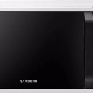 مایکروویو سامسونگ مدل MG23K3614AW/EG با قابلیت گریل / ظرفیت 23 لیتر / توان 800 وات / المنت گریل بزرگ برای قهوه ای شدن یکنواخت / پوشش داخلی سرامیکی ضد خش سفید