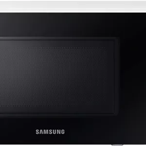 مایکروویو تک نفره سامسونگ با درب شیشه ای کامل، 20 لیتر، سفید، دوال دایل، MS20A3010AH/SG، 1 سال گارانتی (نسخه امارات)