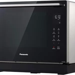 مایکروویو بخارپز ترکیبی 4 در 1 پاناسونیک مدل NN-CS89LB (1000 وات، بخارپز، گریل، مایکروویو با اینورتر، هوای داغ، 31 لیتر)، استیل مشکی