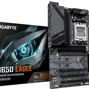 مادربرد GIGABYTE B650 EAGLE - پشتیبانی از پردازنده های AMD Ryzen 9000 - دارای VRM دیجیتال 12 2 2 فاز - پشتیبانی از DDR5 تا 7600 مگاهرتز (OC) - دارای 1xPCIe 5.02xPCIe 4.0 M.2 - GbE LAN - USB 3.2 Gen2