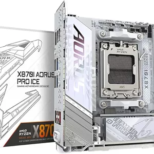 مادربرد GIGABYTE X870I AORUS PRO ICE AMD X870 Chipset Mini-ITX سفید MB6574