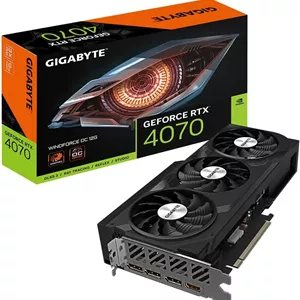 کارت گرافیک GIGABYTE GV-N4070WF3OC-12GD با NVIDIA GeForce RTX4070، 12 گیگابایت