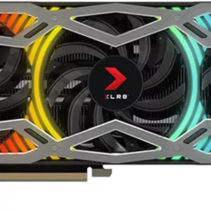 کارت گرافیک Pny سازگار با Geforce RTX 3080 12Gb XLr8 Gaming Revel Epic X Rgb Triple Fan Lhr، مشکی