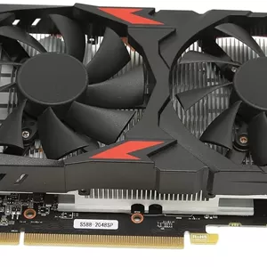 کارت گرافیک Dilwe AMD Radeon RX 580، هشت گیگابایت GDDR5، 256 بیتی، دو فن، DP HDMI DVI، شانزده PCIe 3.0، 8K، 3840x2160، مناسب دسکتاپ، گیمینگ و رسانه HD
