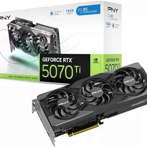 کارت گرافیک PNY GeForce RTX™ 5070Ti 16GB OC با سه فن و DLSS 4