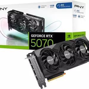 کارت گرافیک PNY GeForce RTX™ 5070 12GB OC DLSS 4 با سه فن