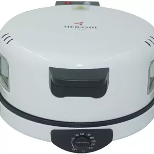 نان ساز عربی مباشی با صفحه هالوژنی 30 سانتی متری و پنجره دید - سفید (ME-HBM135) (1800 وات)