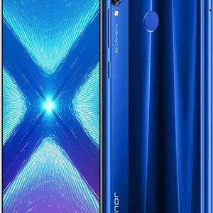 گوشی موبایل آنر 8X دو سیم کارت 64 گیگابایت (فقط GSM | بدون CDMA) (فقط GSM | بدون CDMA) کارخانه آنلاک شده 4G/LTE - آبی