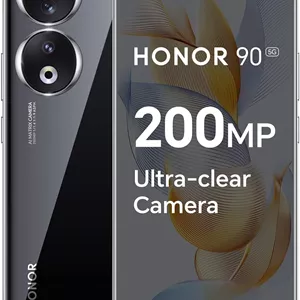 گوشی هوشمند آنر 90 5G، دوربین سه گانه 200 مگاپیکسلی، نمایشگر 6.7 اینچی AMOLED خمیده 120 هرتز، 8 گیگابایت256 گیگابایت، باتری 5000 میلی آمپر ساعتی، سوپرشارژ 66 واتی، دو سیم کارت، اندروید 13، مشکی نیمه شب