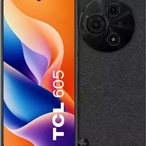 گوشی هوشمند TCL 605 دو سیم کارت، حافظه داخلی ۱۲۸ گیگابایترم ۸ گیگابایت (GSM Oly | بدون CDMA) آنلاک فابریک 4G/LTE (مشکی آبسیدین) - نسخه بین‌المللی
