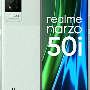 گوشی موبایل realme narzo 50i (سبز نعنایی، 2 گیگابایت رم32 گیگابایت حافظه) - صفحه نمایش بزرگ 6.5 اینچی | باتری 5000 میلی آمپر ساعت