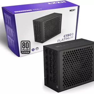 منبع تغذیه کامپیوتر NZXT C1500 Platinum 1500 وات 80 PLUS Platinum کاملاً ماژولار ATX 3.1 - مدل PA-5P1BB-UK
