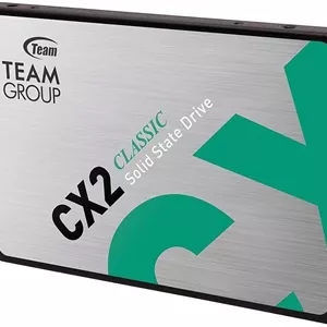 حافظه اس اس دی 2.5 اینچی Team Group CX2 با ظرفیت 256 گیگابایت، رابط SATA III و فناوری 3D NAND