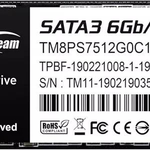 Team Group MS30 - درایو حالت جامد - 512 گیگابایت - SATA 6Gb/s