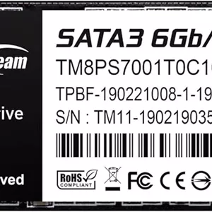 حافظه اس اس دی TEAMGROUP Team Group MS30 - 1 ترابایت - SATA 6Gb/s