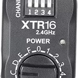 گیرنده فلاش کنترل از راه دور بی سیم GODOX XTR-16 2.4G برای فرستنده X1C X1N XT-16، فلاش بیرونی Godox Witstro، سری Quicker D/QT/QS/Gemini GT/Gemini GS/DE و DP