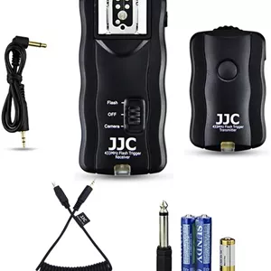 فلاش تریگر JJC با قابلیت ریموت شاتر بی‌سیم برای Nikon Z6 Z6 II Z7 Z7 II D3300 D5500 D5600 D5300 D750 D7200 D7500 D7100 D7000 D5200 D5100 D5000 D3200 D3100 D90 DF P7700 P7800