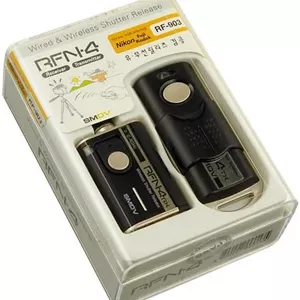 کابل شاتر از راه دور بی سیم Fotodiox SMDV RFN-4 برای نیکون مانند D1، D1X، D3s، D4، D300، D800، سازگار با Nikon MC-30