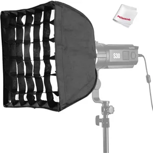 سافت باکس گودکس SA-30 با گرید 30x30 سانتی متر، برای نور ویدئویی ال ای دی متمرکز کننده گودکس S30، به همراه پارچه Pergear